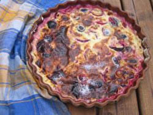 Clafoutis aux prunes