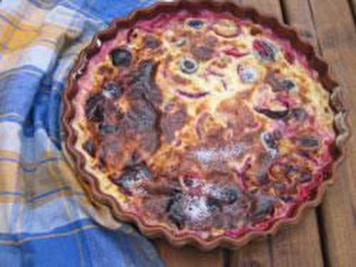 Clafoutis aux prunes