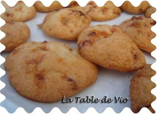 Cookies aériens chorizo parmesan