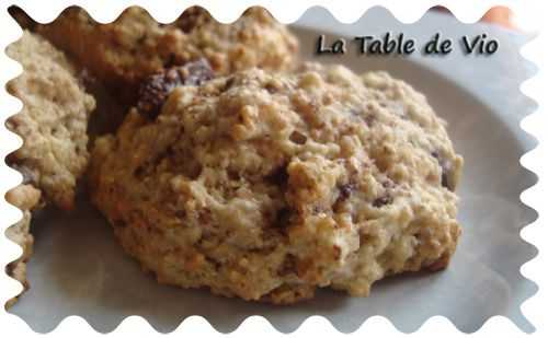 Cookies pomme chocolat