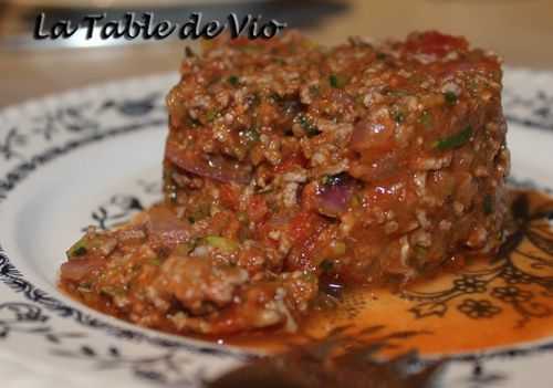 Courgettes à la bolognaise