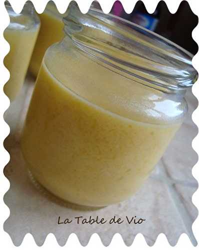 Crèmes à la mangue - La table de Vio