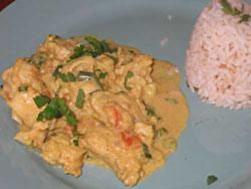 Curry de poisson au lait de coco