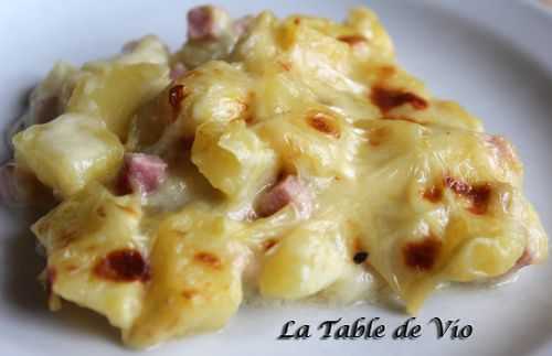 Délicieuse tartiflette allégée