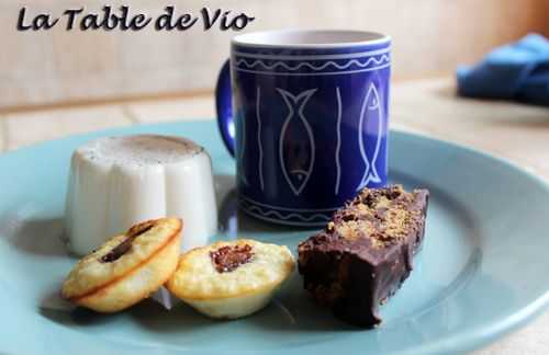 Fondant au chocolat et Speculoos autour d'un café gourmand - La table de Vio