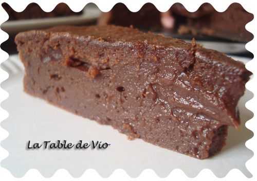 Fondant chocolat crème de marrons - La table de Vio