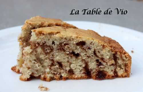 Gâteau marbré au lait de coco