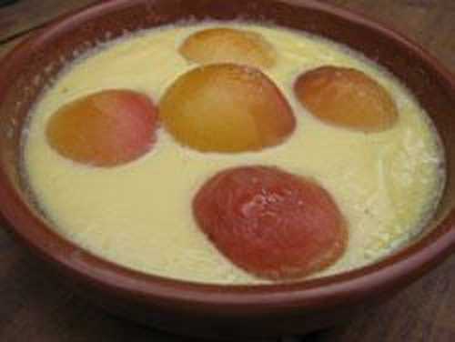 Gratin d'abricots