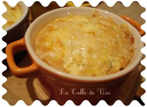 Gratin de lentilles corail