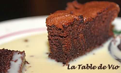 Le Kikachoko (gâteau au chocolat mousseux) - La table de Vio