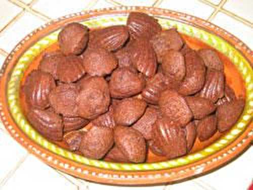 Madeleines au cacao - La table de Vio