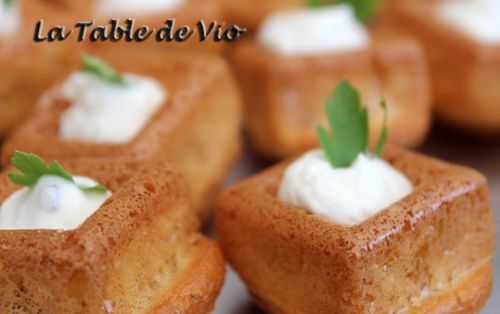 Mini savarins à la crème de Boursin - La table de Vio