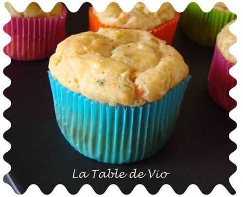 Muffins saumon-boursin - La table de Vio