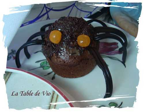 Parce qu’après, il sera VRAIMENT trop tard : les muffins araignées d’Halloween - La table de Vio