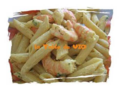 Penne crevettes-coco