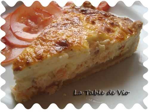 Quiche au saumon frais