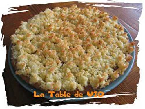 Retour détonnant : Gâteau aux abricots et son crumble à la noix de coco!!!