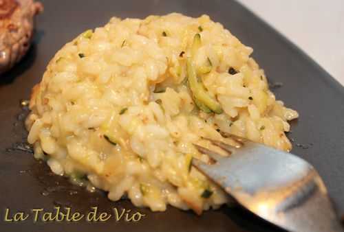 Risotto aux courgettes