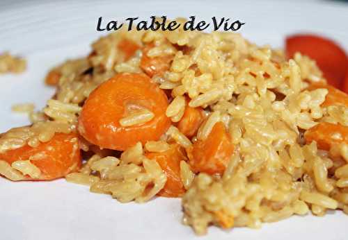 Riz aux carottes et aux épices (Cookéo) - La table de Vio