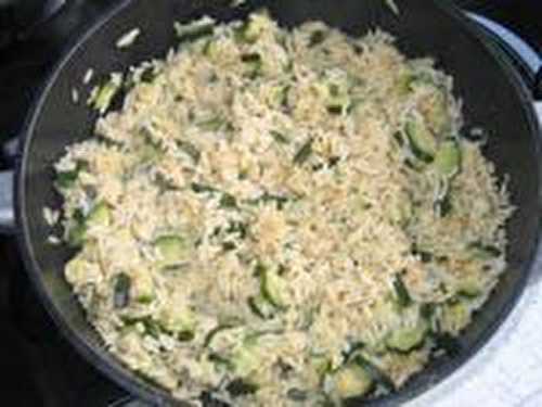 Riz aux courgettes