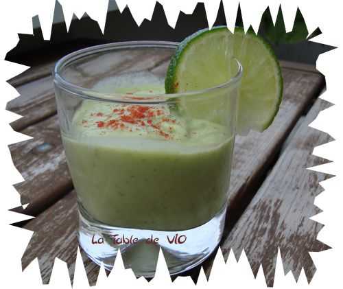 Smoothie avocat / concombre