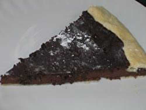 Tarte au chocolat amer