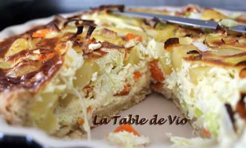 Tarte aux légumes d'hiver