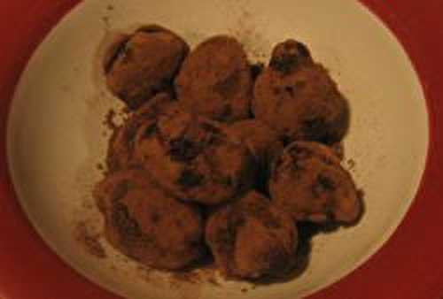 Truffes chocolat-marrons