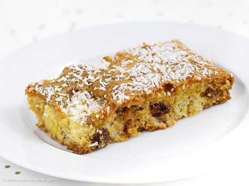 Gâteau léger à l'ananas sans gluten, sans lait, sans sucre, sans levure