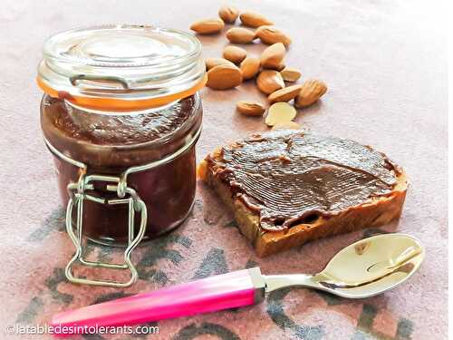 PÂTE À TARTINER CHOCOLAT PISTACHE sans gluten, sans lait, avec ou sans sucre