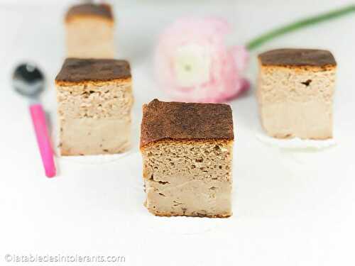 GÂTEAU MAGIQUE À LA CRÈME DE MARRON sans gluten, sans lait ou lactose, sans sucre ajouté