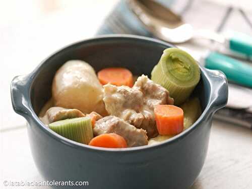 BLANQUETTE DE VEAU sans gluten ni lactose