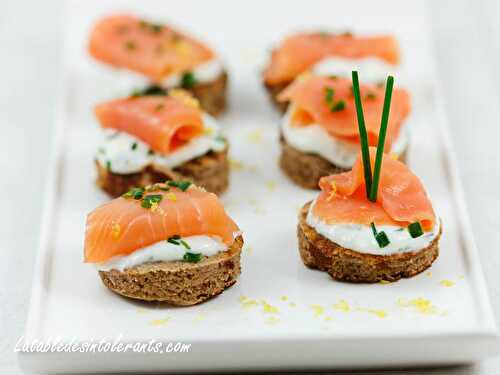 BLINIS CHÂTAIGNE AU SAUMON CRÈME CIBOULETTE sans gluten ni lactose ni sucre ni levure, avec ou sans œuf