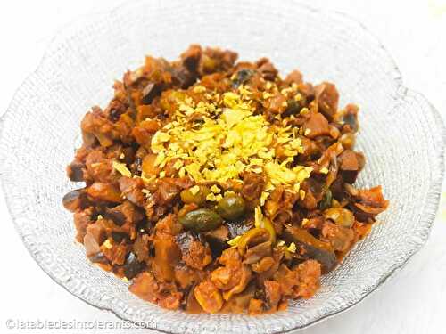 CAPONATA SICILIENNE sans gluten ni additifs