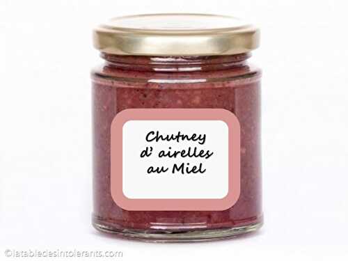 CHUTNEY D'AIRELLES AU MIEL