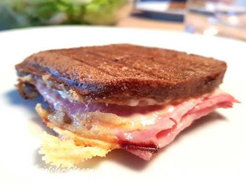 CROQUE-MONSIEUR sans gluten ni lactose ni sucre