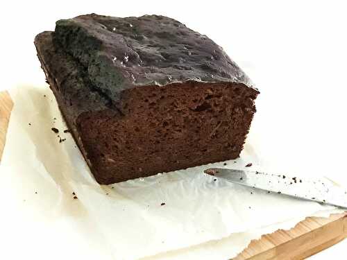 MOELLEUX AU CHOCOLAT ET COURGETTE sans gluten, sans lait, sans sucre