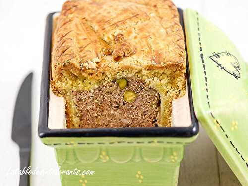 PÂTÉ EN CROÛTE DE VOLAILLE sans gluten, avec ou sans lait, sans levure, avec ou sans œuf