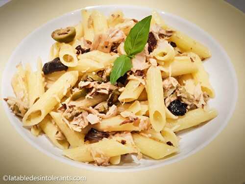 PENNE AU THON BLANC sans gluten