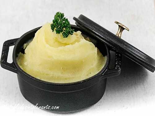 PUREE DE POMME DE TERREsans lait ou sans lactose