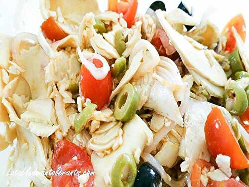 SALADE DE POULET AUX TOMATES CERISES sans levure