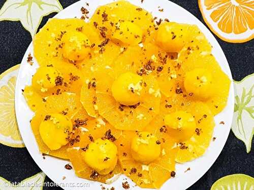 SALADE ORANGE MANGUE avec ou sans sucre/span>