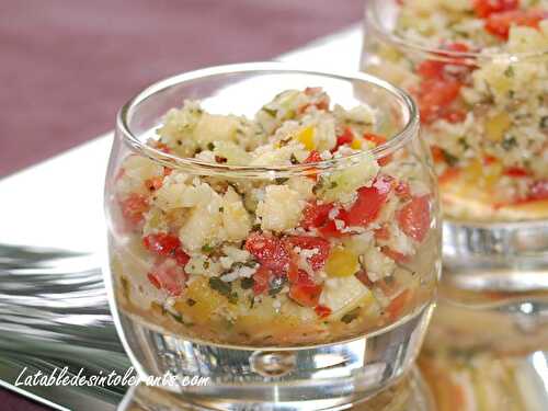 TABOULÉ DE CHOU-FLEUR sans gluten, avec ou sans levure