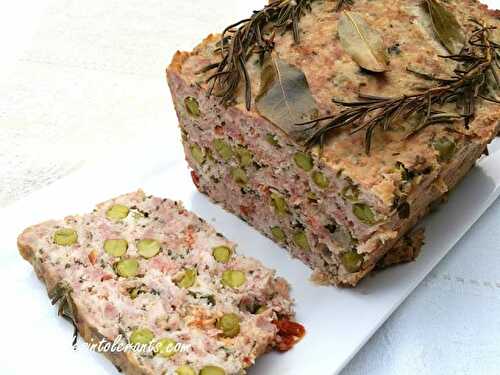 TERRINE DE POULET FERMIER sans gluten, sans lait, sans levure