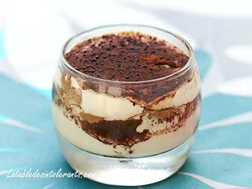 TIRAMISU VEGAN sans gluten ni lait ni sucre ni œuf