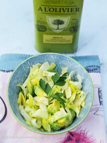 SALADE ENDIVE AVOCAT sans lactose