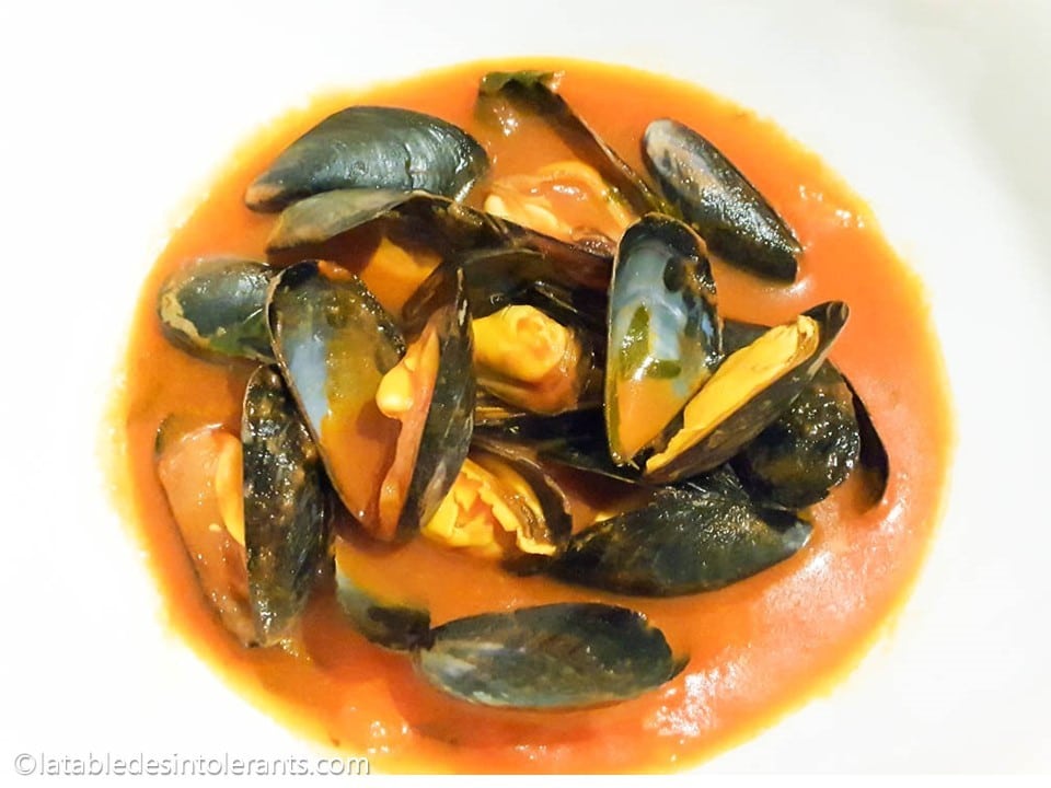 MOULES À L'ITALIENNE sans crème