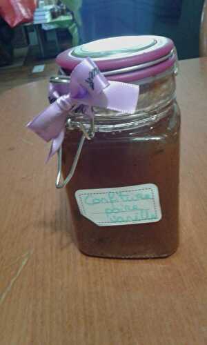 Confiture poire vanille