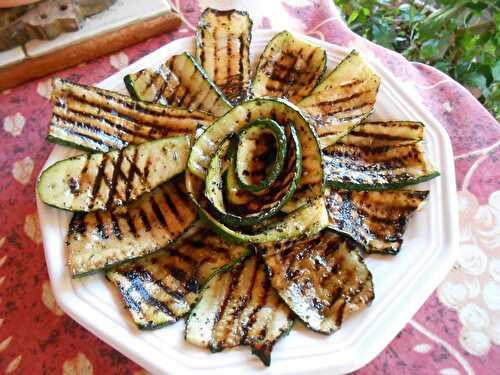 Courgettes grillées