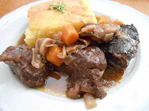 Daube provençale et sa polenta